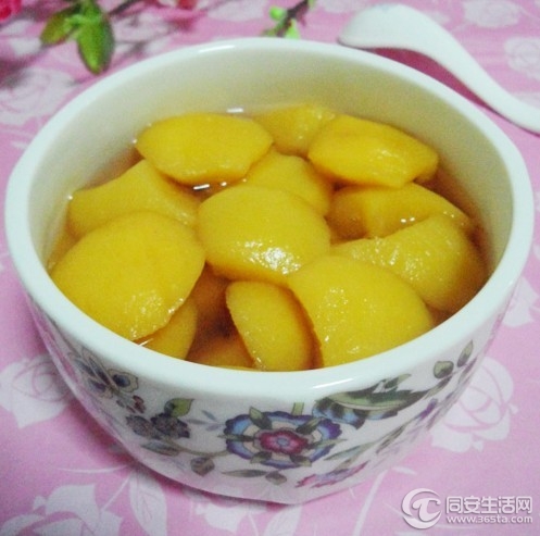 家庭自制水果罐头--黄桃罐头!
