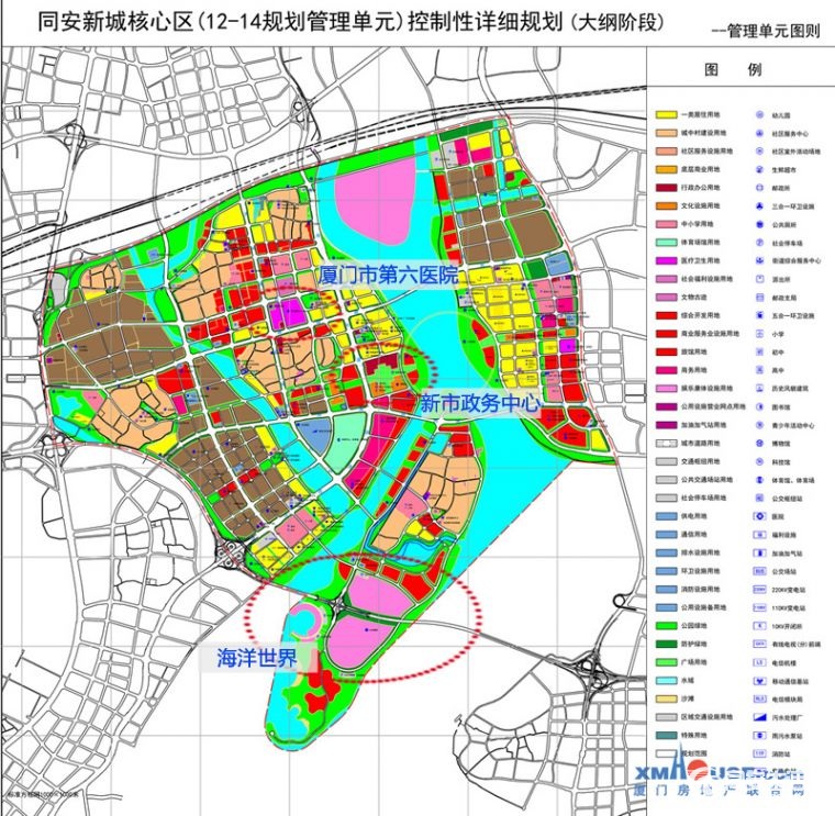 最新同安新城规划出炉!乐见潘涂村出局,希望避开钉子能成功!